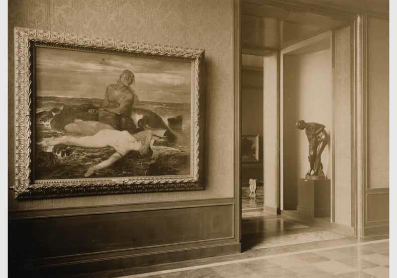Blick in die Ausstellung der Nationalgalerie, 1.Saal
