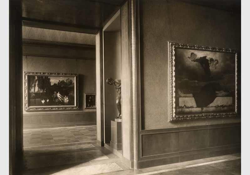 Blick in die Ausstellung der Nationalgalerie, 1.Saal