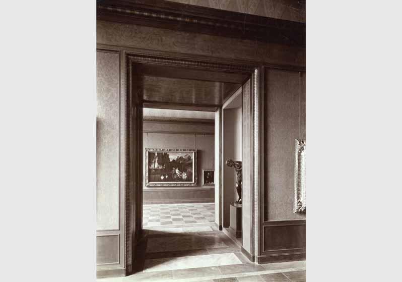 Blick in die Ausstellung der Nationalgalerie, 1. Saal