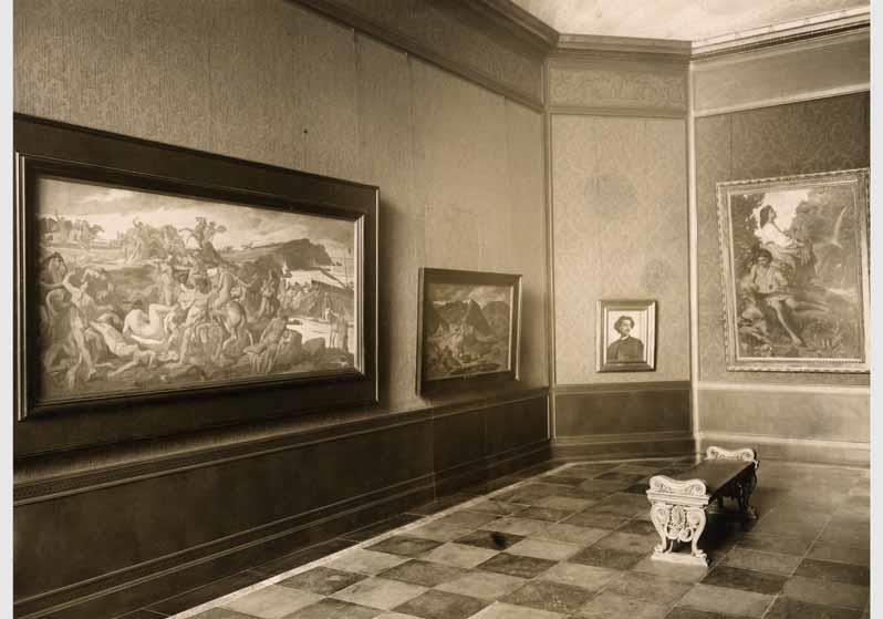 Blick in die Ausstellung der Nationalgalerie, 3.Saal