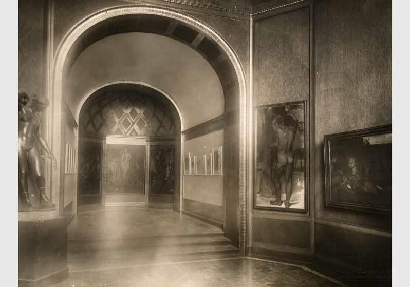 Blick in die Ausstellung der Nationalgalerie, 4.Saal