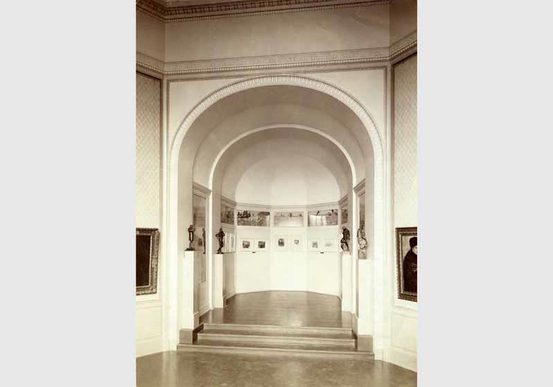 Blick in die Ausstellung der Nationalgalerie, 4. Saal
