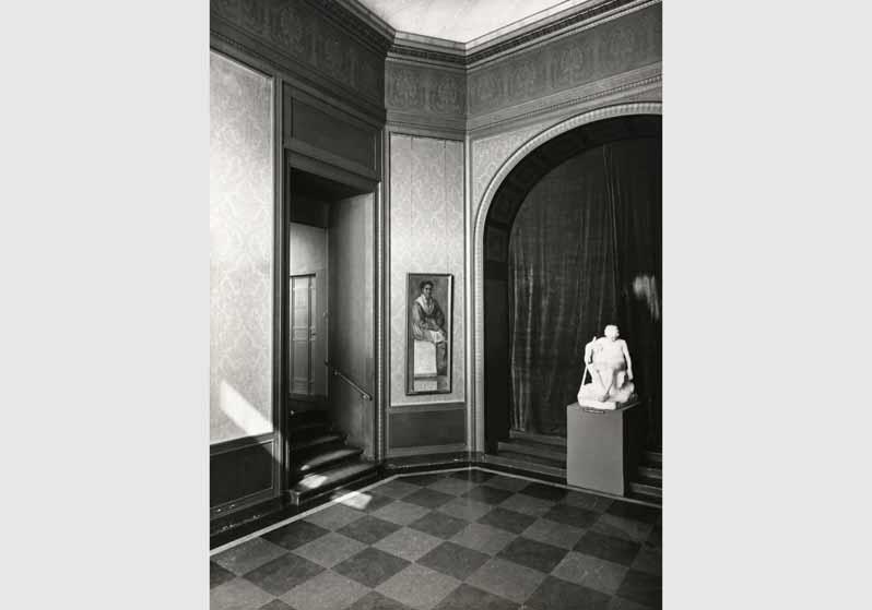 Blick in die Ausstellung der Nationalgalerie, 4.Saal, Marées-Raum