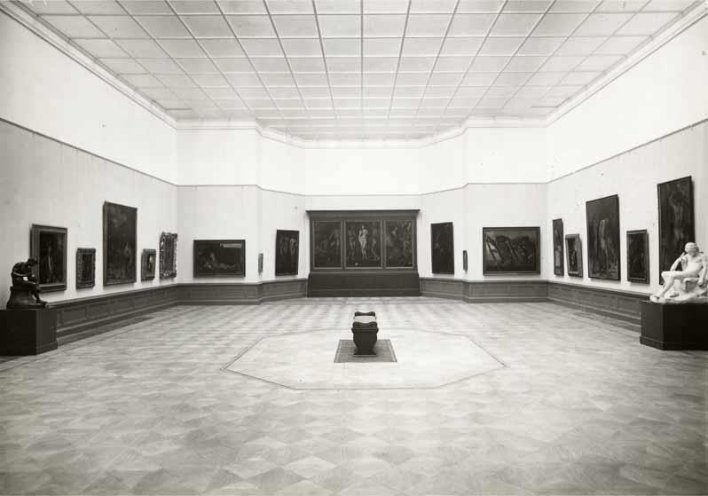 Blick in die Ausstellung der Nationalgalerie, 2.Cornelius-Saal