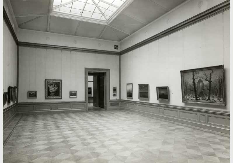 Blick in die Ausstellung der Nationalgalerie, Romantiker-Saal