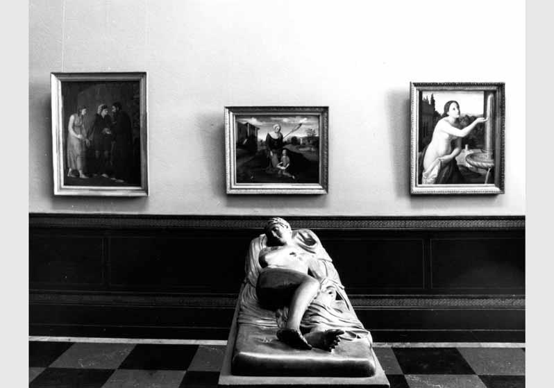 Blick in die Ausstellung der Nationalgalerie
