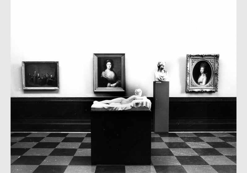 Blick in die Ausstellung der Nationalgalerie