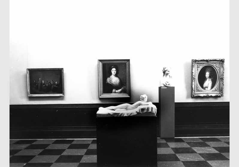 Blick in die Ausstellung der Nationalgalerie