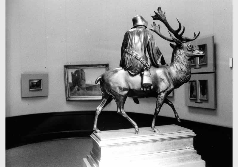 Blick in die Ausstellung der Nationalgalerie