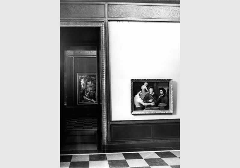 Blick in die Ausstellung der Nationalgalerie