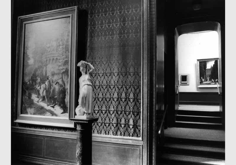 Blick in die Ausstellung der Nationalgalerie