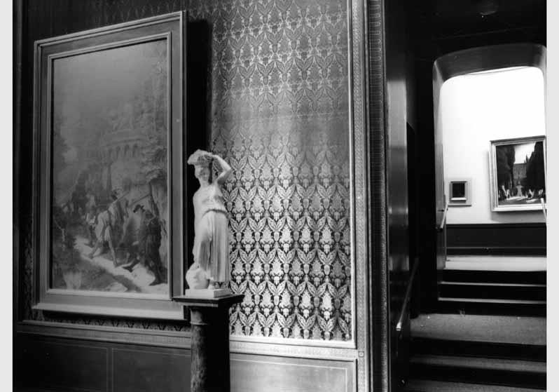 Blick in die Ausstellung der Nationalgalerie