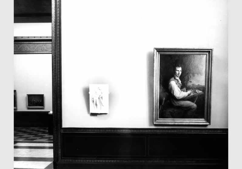 Blick in die Ausstellung der Nationalgalerie