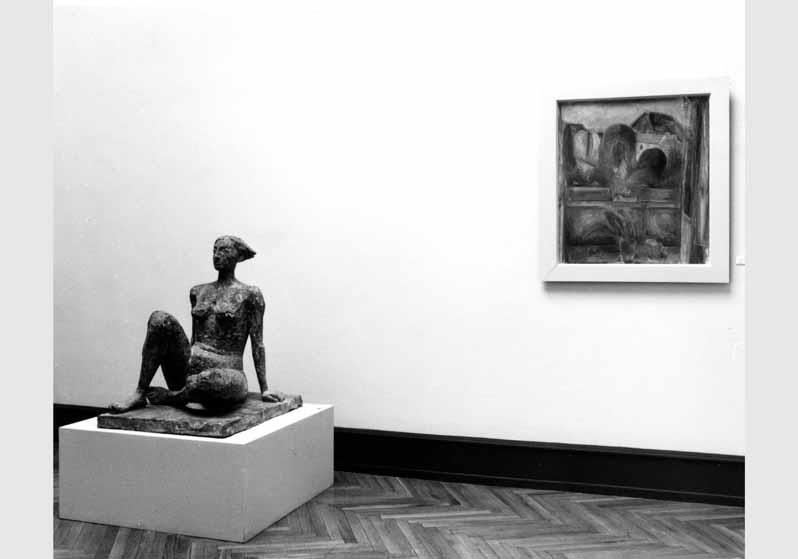 Blick in die Ausstellung der Nationalgalerie
