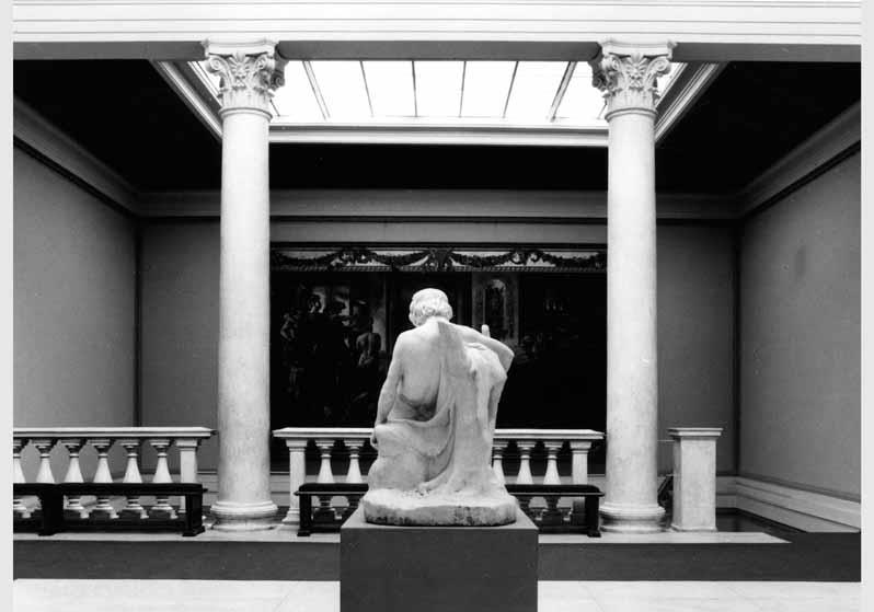 Blick in die Ausstellung der Nationalgalerie