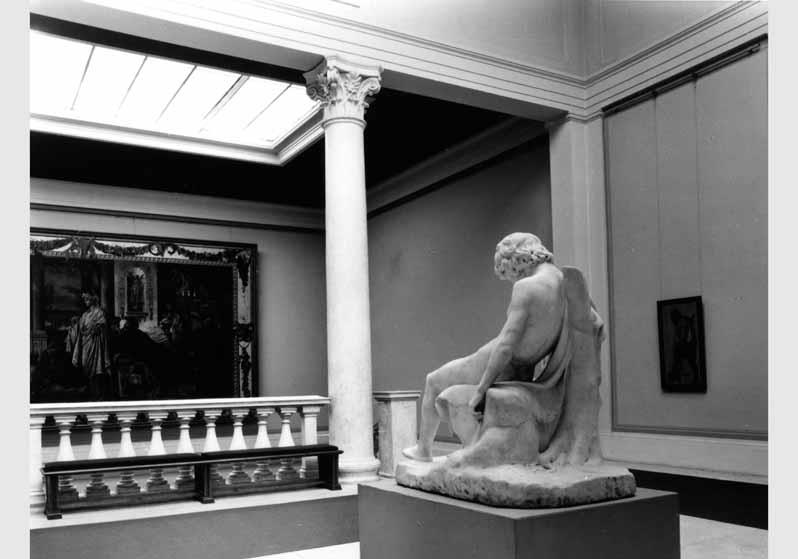 Blick in die Ausstellung der Nationalgalerie