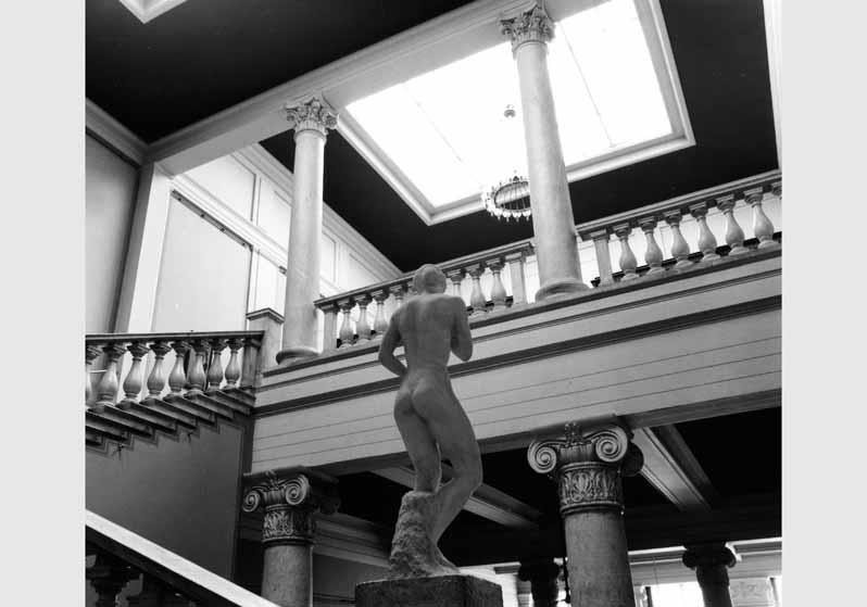 Blick in die Ausstellung der Nationalgalerie