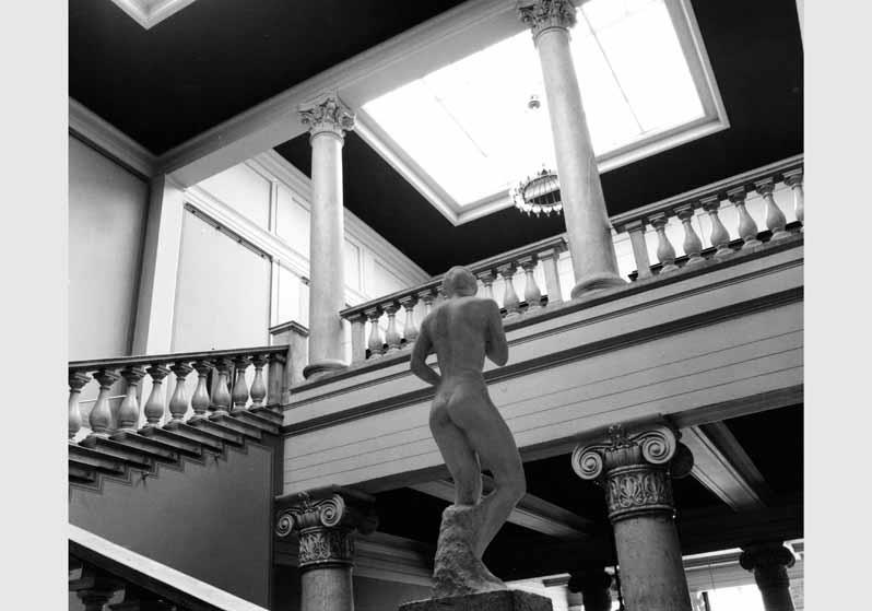 Blick in die Ausstellung der Nationalgalerie