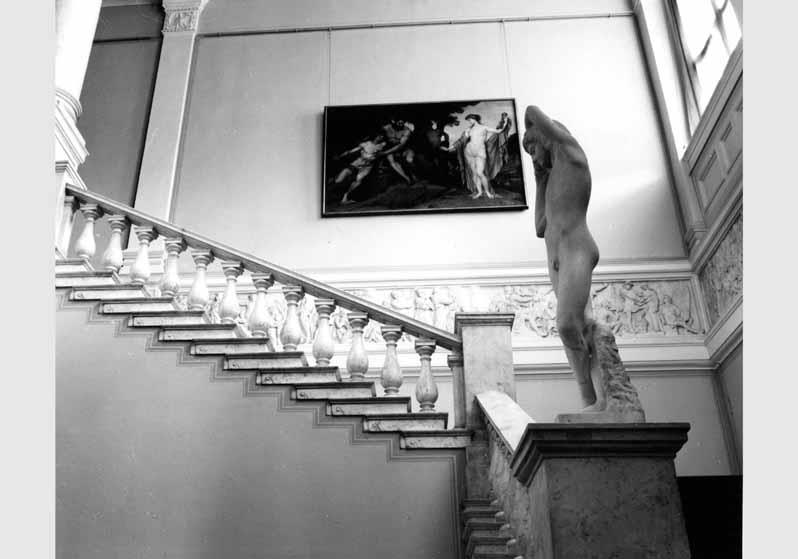 Blick in die Ausstellung der Nationalgalerie
