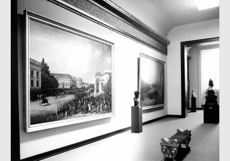 Blick in die Ausstellung der Nationalgalerie