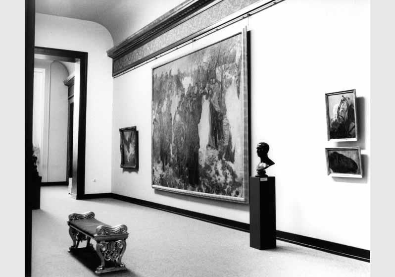 Blick in die Ausstellung der Nationalgalerie