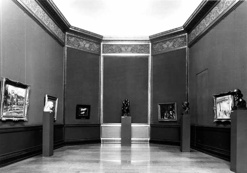 Blick in die Ausstellung der Nationalgalerie