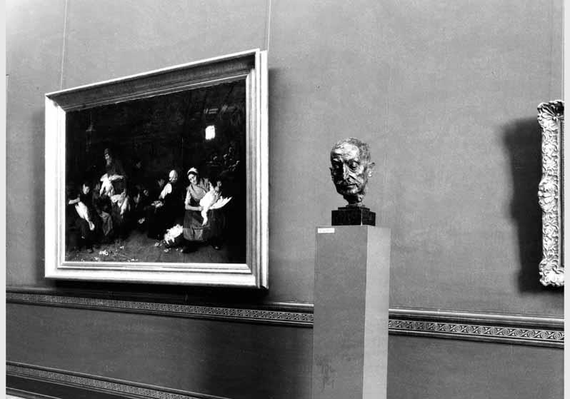 Blick in die Ausstellung der Nationalgalerie