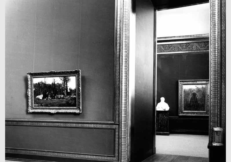 Blick in die Ausstellung der Nationalgalerie