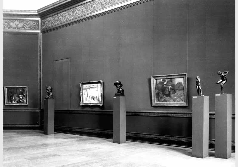 Blick in die Ausstellung der Nationalgalerie