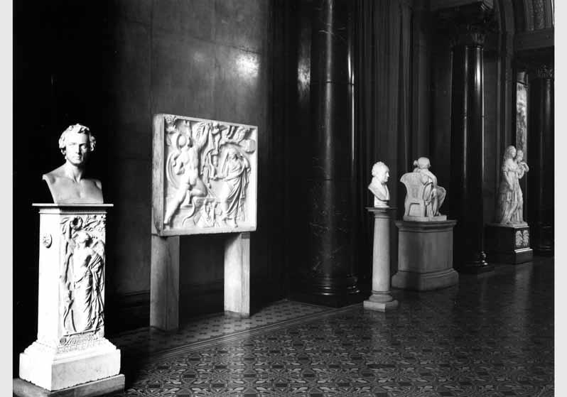 Blick in die Ausstellung der Nationalgalerie