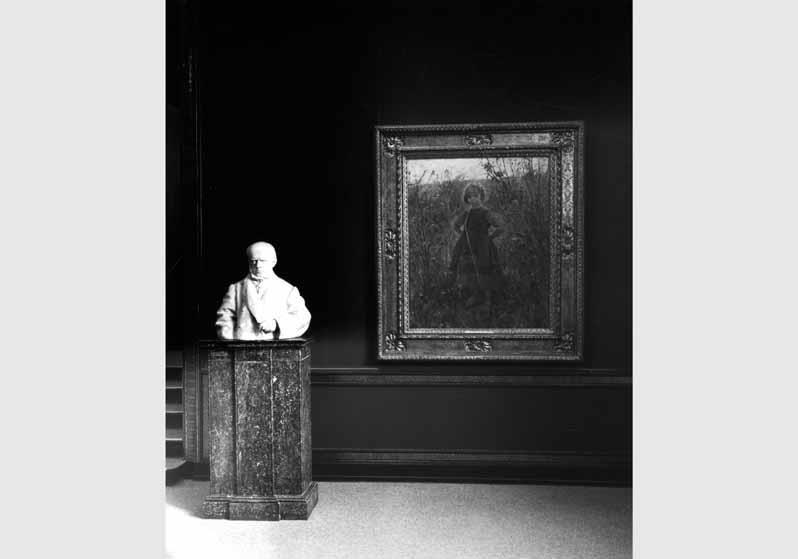 Blick in die Ausstellung der Nationalgalerie