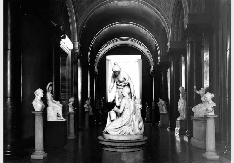 Blick in die Ausstellung der Nationalgalerie