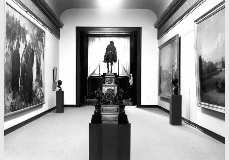 Blick in die Ausstellung der Nationalgalerie
