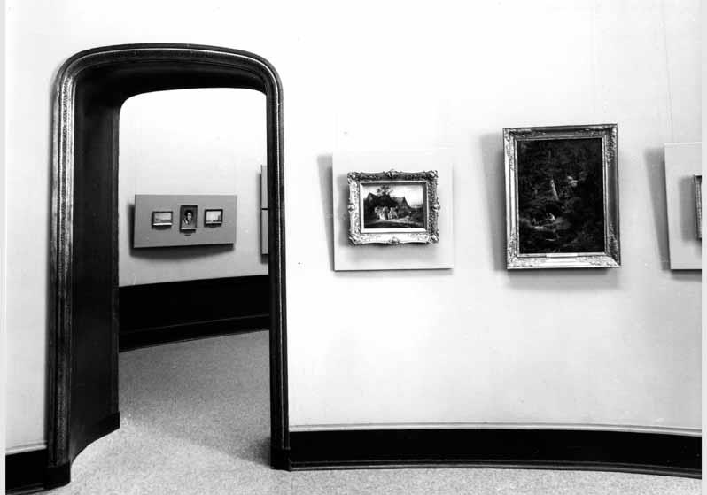 Blick in die Ausstellung der Nationalgalerie