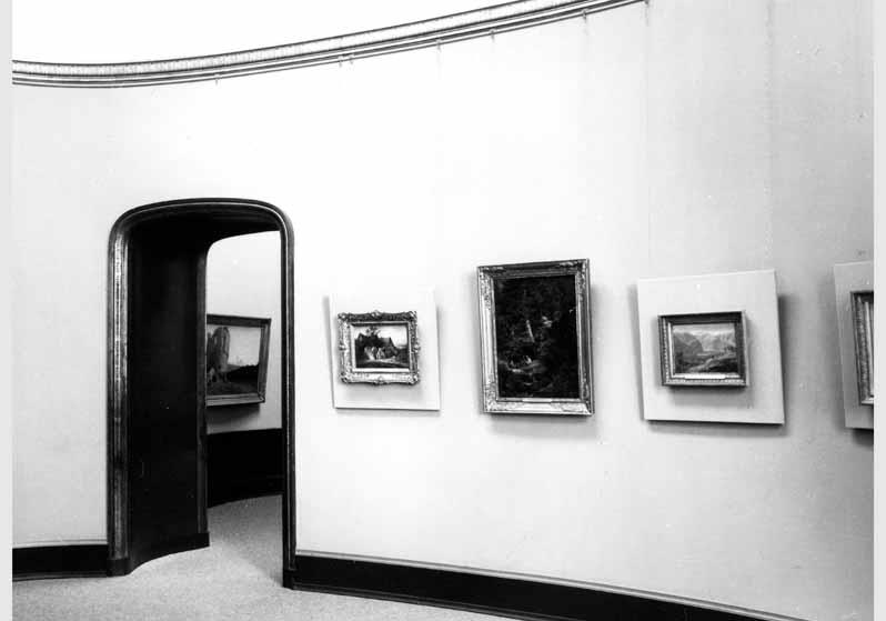 Blick in die Ausstellung der Nationalgalerie