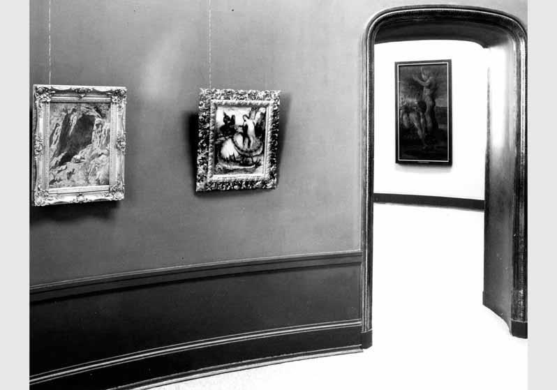 Blick in die Ausstellung der Nationalgalerie
