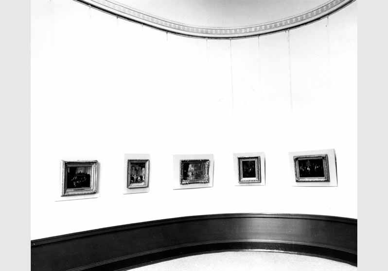 Blick in die Ausstellung der Nationalgalerie