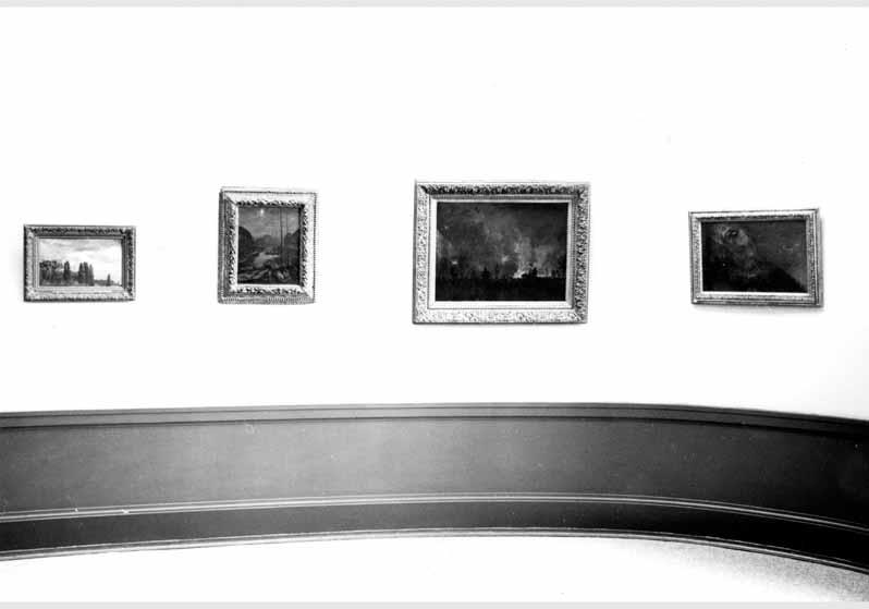 Blick in die Ausstellung der Nationalgalerie