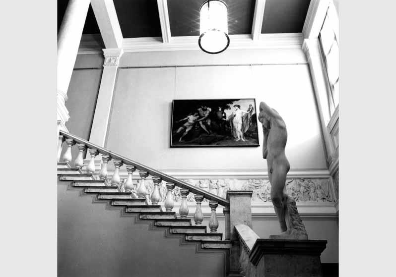 Blick in die Ausstellung der Nationalgalerie
