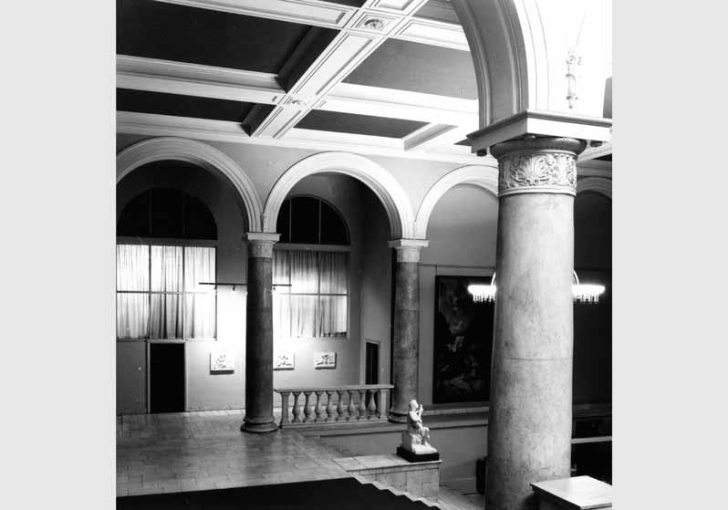 Blick in die Ausstellung der Nationalgalerie