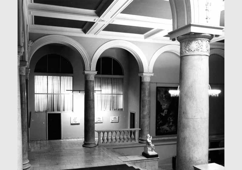 Blick in die Ausstellung der Nationalgalerie
