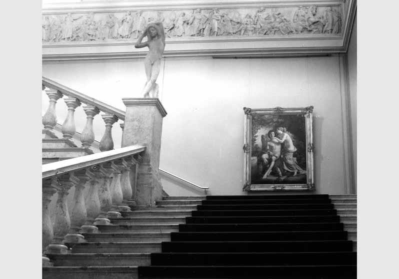 Blick in die Ausstellung der Nationalgalerie