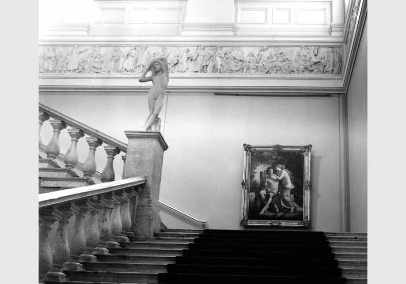 Blick in die Ausstellung der Nationalgalerie