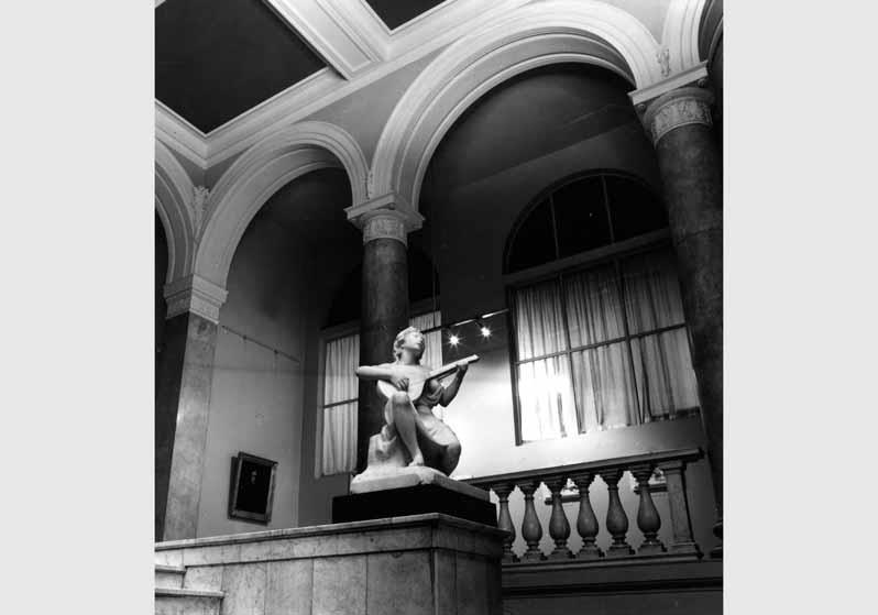 Blick in die Ausstellung der Nationalgalerie