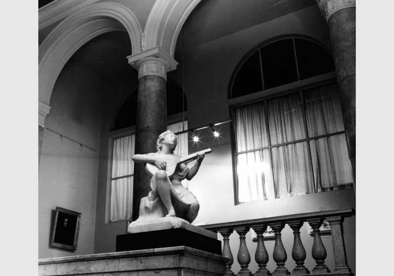 Blick in die Ausstellung der Nationalgalerie