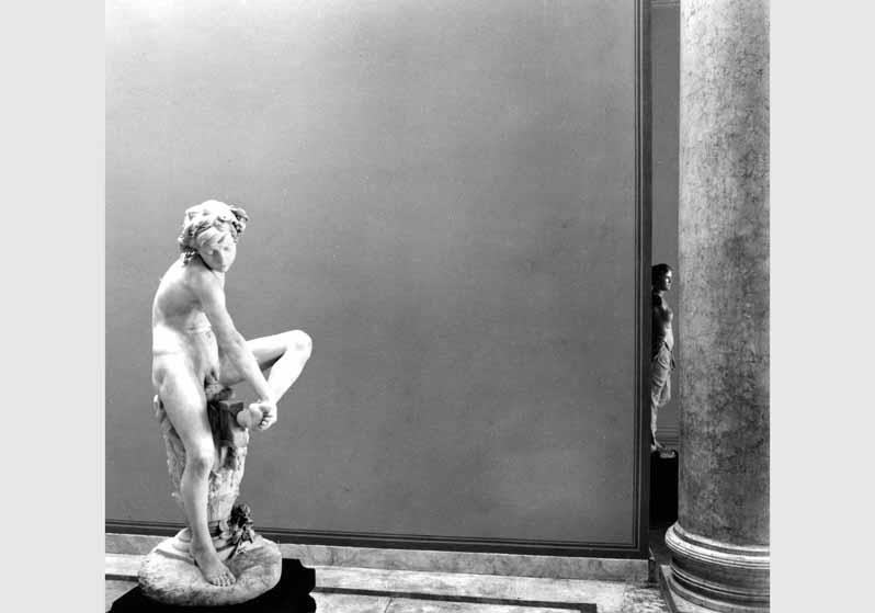 Blick in die Ausstellung der Nationalgalerie
