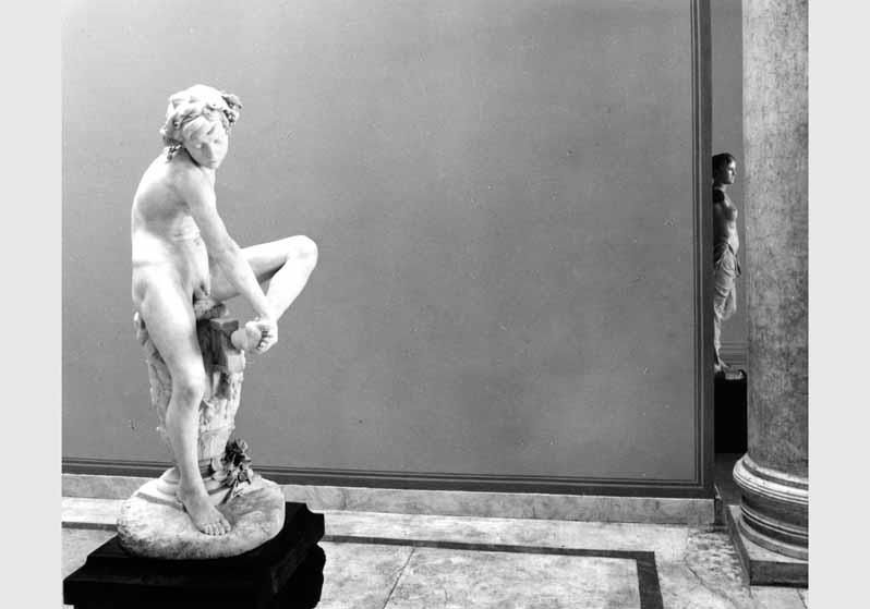 Blick in die Ausstellung der Nationalgalerie