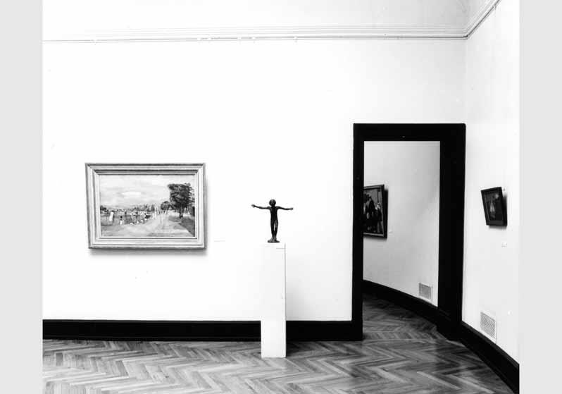 Blick in die Ausstellung der Nationalgalerie