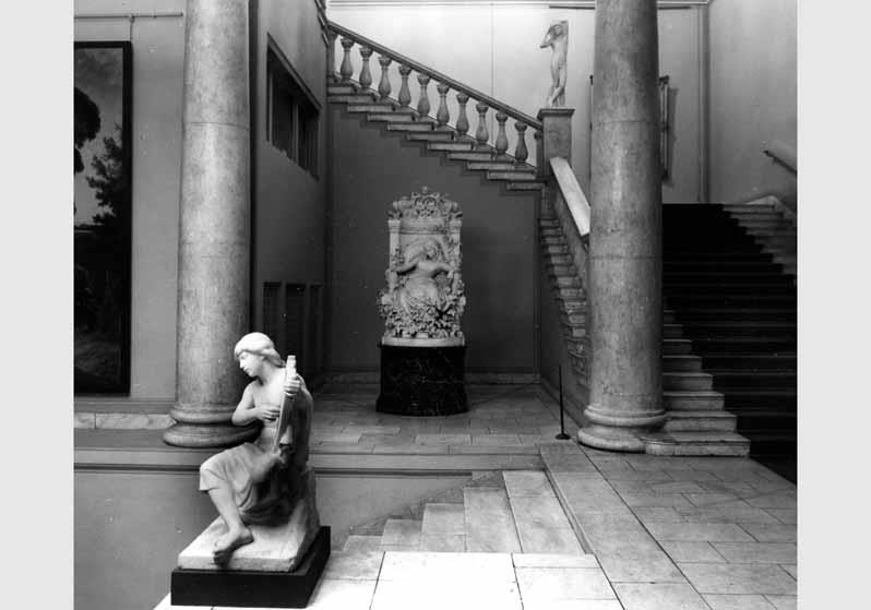 Blick in die Ausstellung der Nationalgalerie