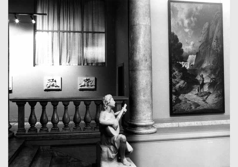 Blick in die Ausstellung der Nationalgalerie